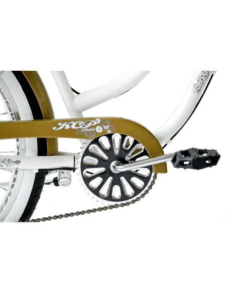 Rower Miejski Damski 26 Beach Cruiser Odblaski Dzwonek Stopka Retro Revo