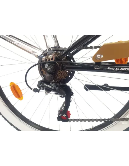 Rower Miejski Damski 26 Beach Cruiser Odblaski Dzwonek Retro Revo Stopka