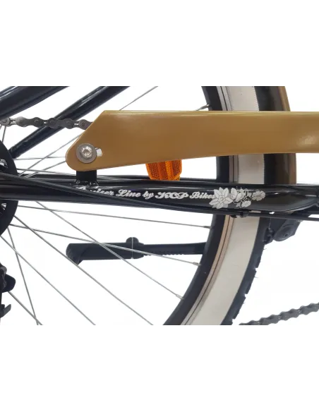 Rower Miejski Damski 26 Beach Cruiser Odblaski Dzwonek Retro Revo Stopka