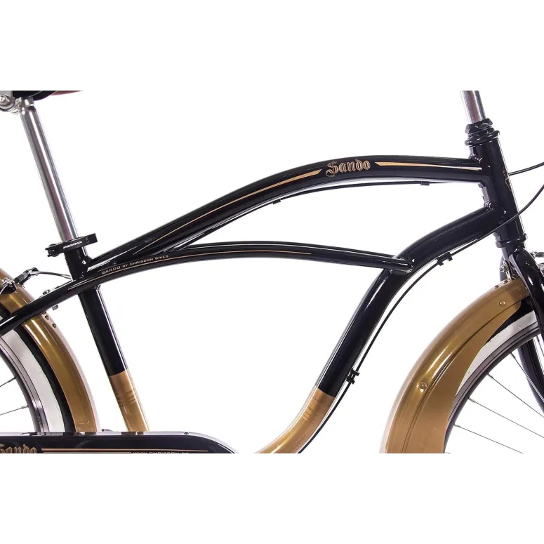 Rower Miejski 26 Damski Męski Aluminium Beach Cruiser Retro Stopka Dzwonek