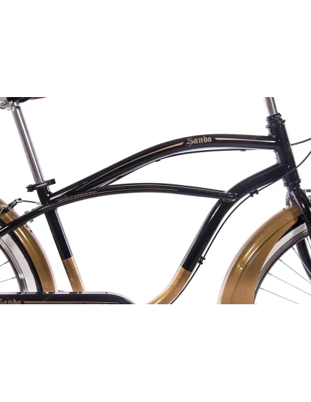 Rower Miejski 26 Damski Męski Aluminium Beach Cruiser Retro Stopka Dzwonek