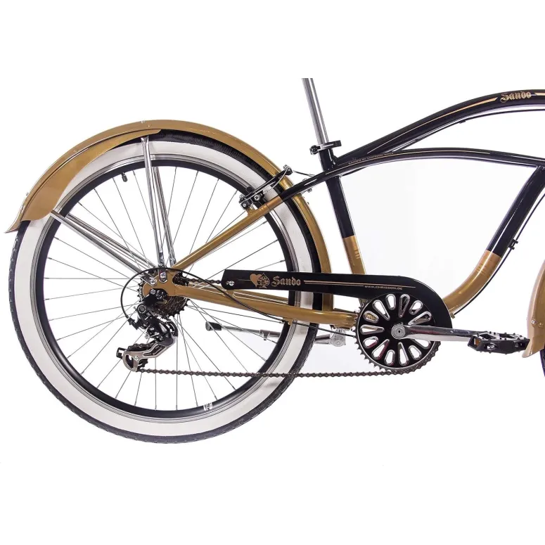 Rower Miejski 26 Damski Męski Aluminium Beach Cruiser Retro Stopka Dzwonek