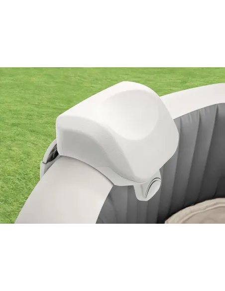 Basen Dmuchany Z Hydromasażem Intex Greywood Zestaw 140 Dysz 4 Osoby 196 cm