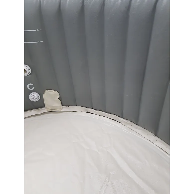 Basen Dmuchany Z Hydromasażem Intex Greywood Zestaw 140 Dysz 4 Osoby 196 cm