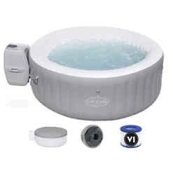 Basen Dmuchany z Hydromasażem Ogrodowy Bestway Lay-Z Spa 3-osobowy 110 Dysz