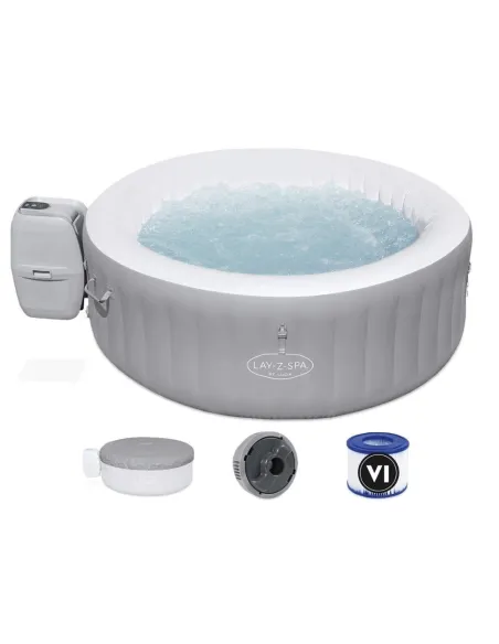 Basen Dmuchany z Hydromasażem Ogrodowy Bestway Lay-Z Spa 3-osobowy 110 Dysz