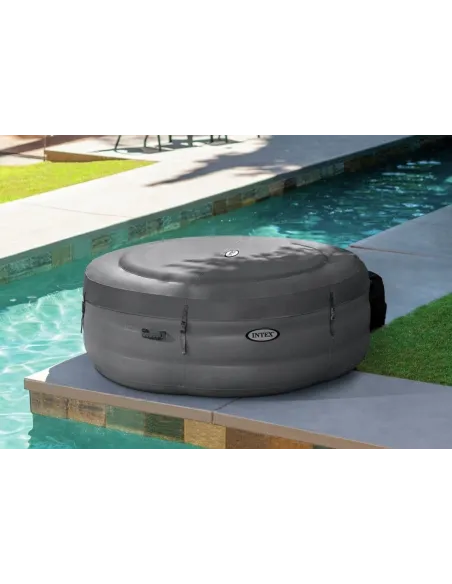 Basen Dmuchany z Hydromasażem Intex Simple Spa Czteroosobowy Ogrodowy Filtr