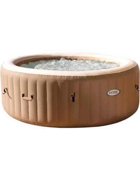 Basen Dmuchany Z Hydromasażem Intex Pure Spa Zestaw 6 Osób 140 Dysz 216 cm