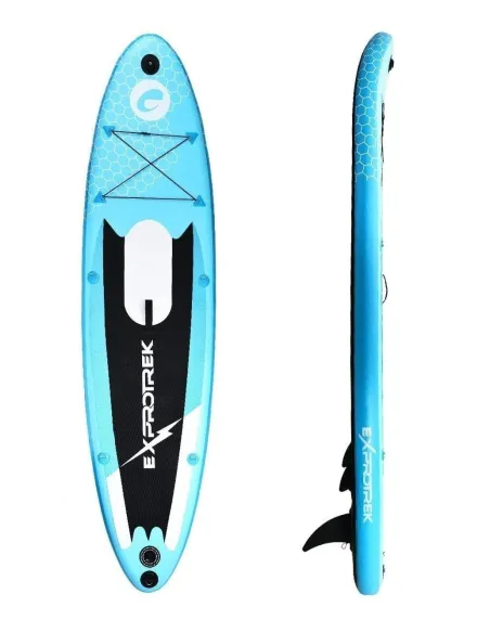 Deska SUP Pompowana Exprotrek Paddle Board Z Wiosłem Do Pływania 305 cm