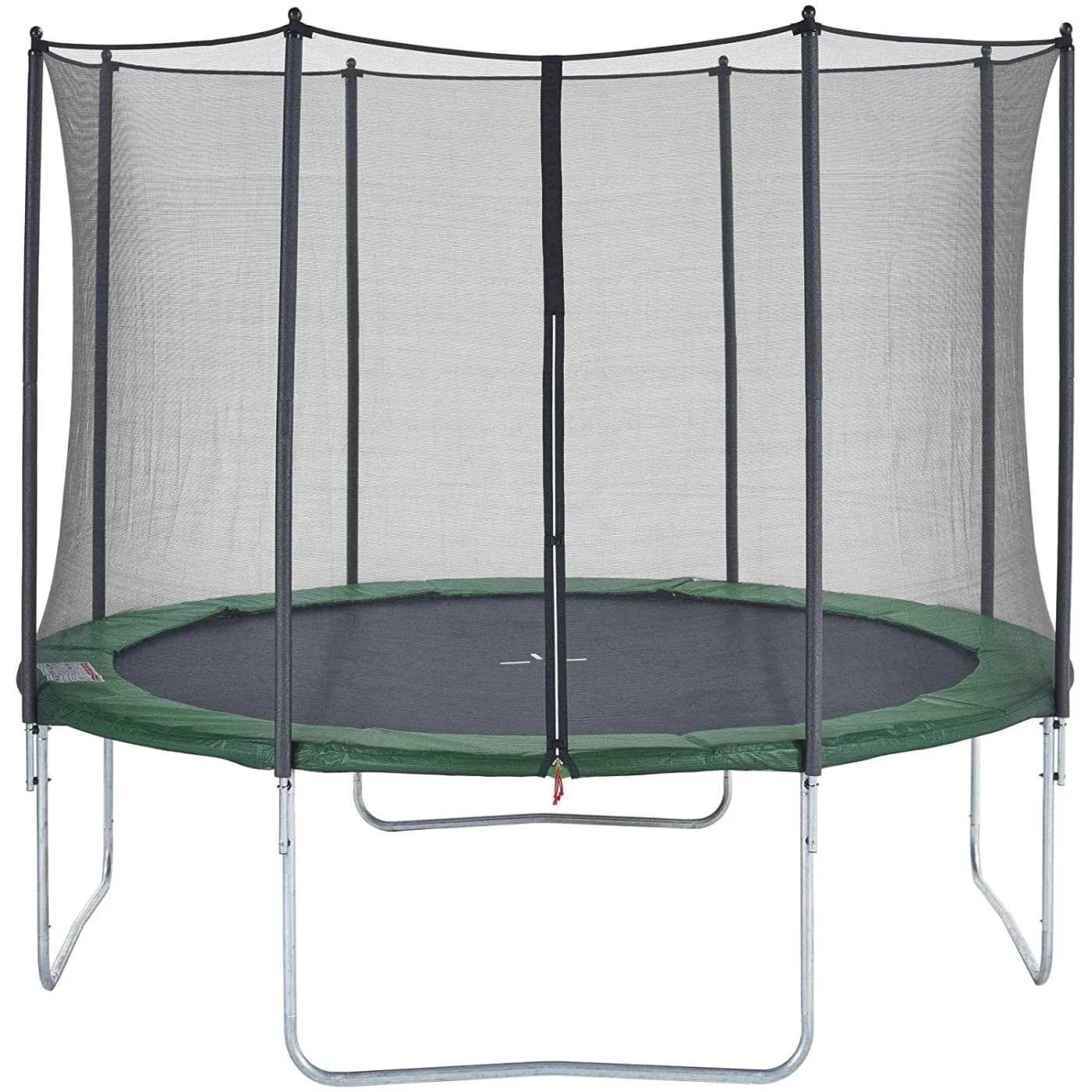 Trampolina Ogrodowa Dla Dzieci CZON SPORTS Bezpieczna Zielona 360cm Siatka