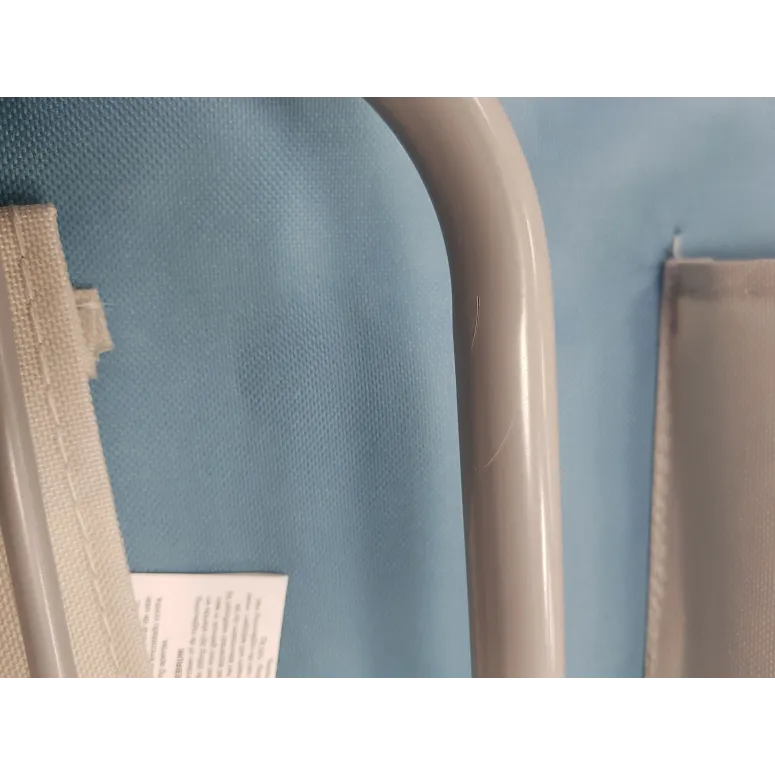 Leżak Plażowy INNOV'AXE Clic Clac Niebieski Składany Z Oparciem Leżanka