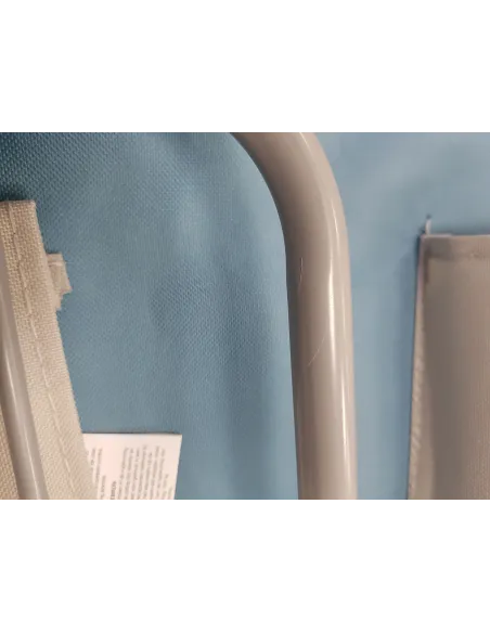 Leżak Plażowy INNOV'AXE Clic Clac Niebieski Składany Z Oparciem Leżanka