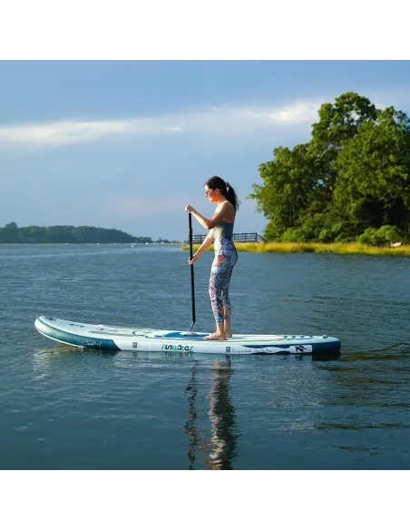 Zestaw Deska Surfingowa Dmuchana FunWater Sea Turtle 130kg + Torba Wiosło