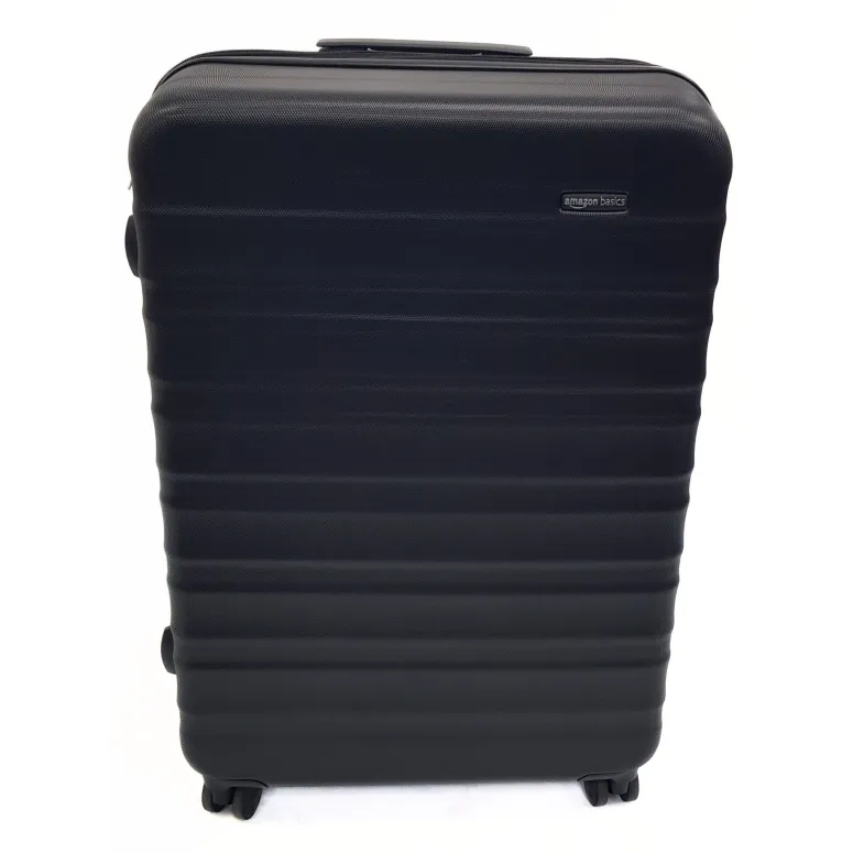 Walizka Podróżna Turystyczna Amazon Basics Kółka Duża Czarna 78 cm 105 L