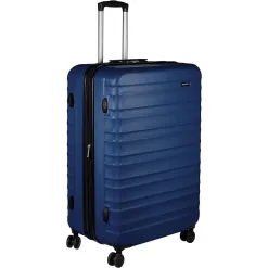 Duża Walizka Amazon Basics Turystyczna ABS Twarda 4 Kółka Granatowa 105 l