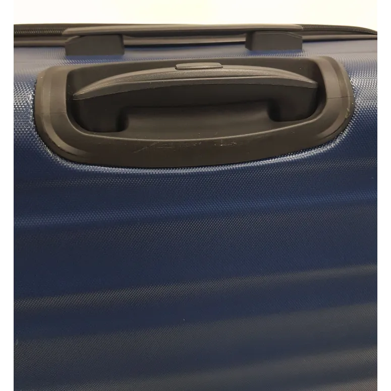 Duża Walizka Amazon Basics Turystyczna ABS Twarda 4 Kółka Granatowa 105 l