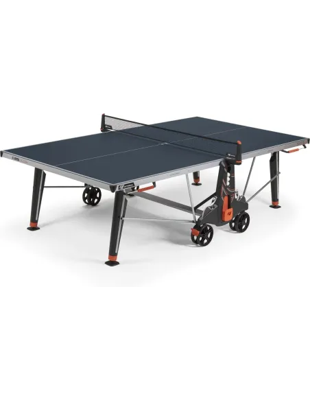 Stół Do Tenisa Stołowego Cornilleau 500X Outdoor Niebieski Składany Mattop