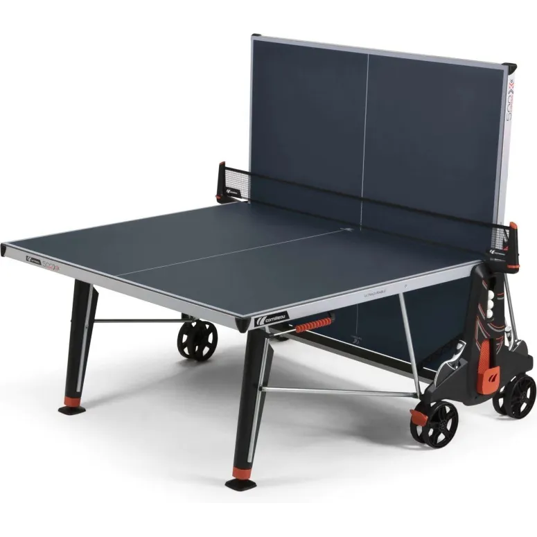 Stół Do Tenisa Stołowego Cornilleau 500X Outdoor Niebieski Składany Mattop
