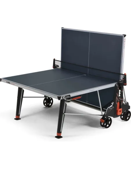 Stół Do Tenisa Stołowego Cornilleau 500X Outdoor Niebieski Składany Mattop