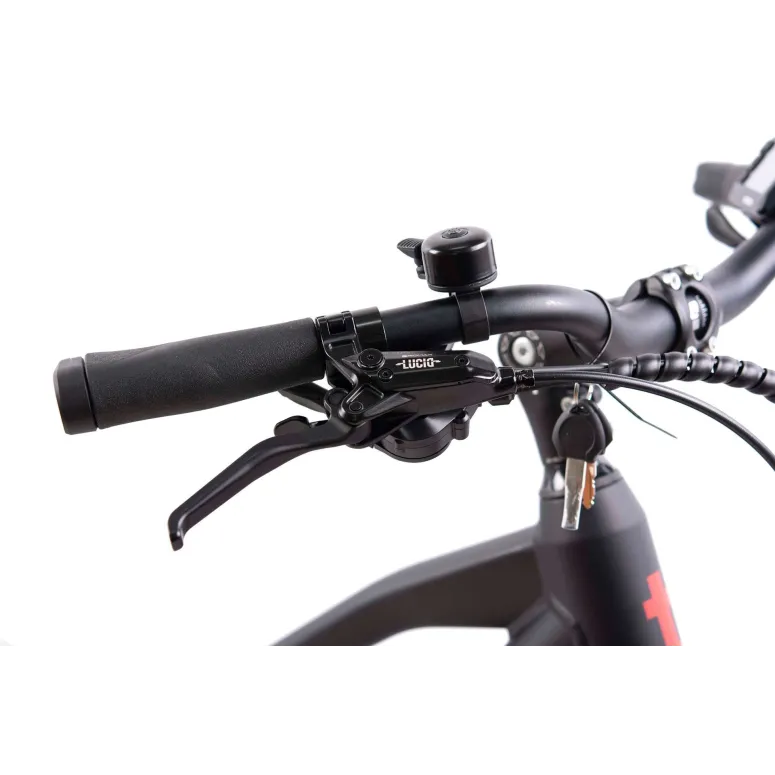 Elektryczny Rower Trekkingowy 28 Alu Wspomaganie 5 Trybów Bagażnik Światła