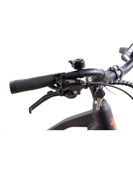 Elektryczny Rower Trekkingowy 28 Alu Wspomaganie 5 Trybów Bagażnik Światła