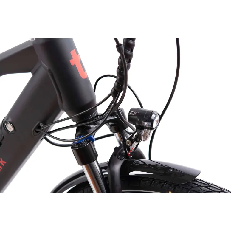 Rower Elektryczny Męski Trekkingowy 28" Alu Wspomaganie Bagażnik Światła