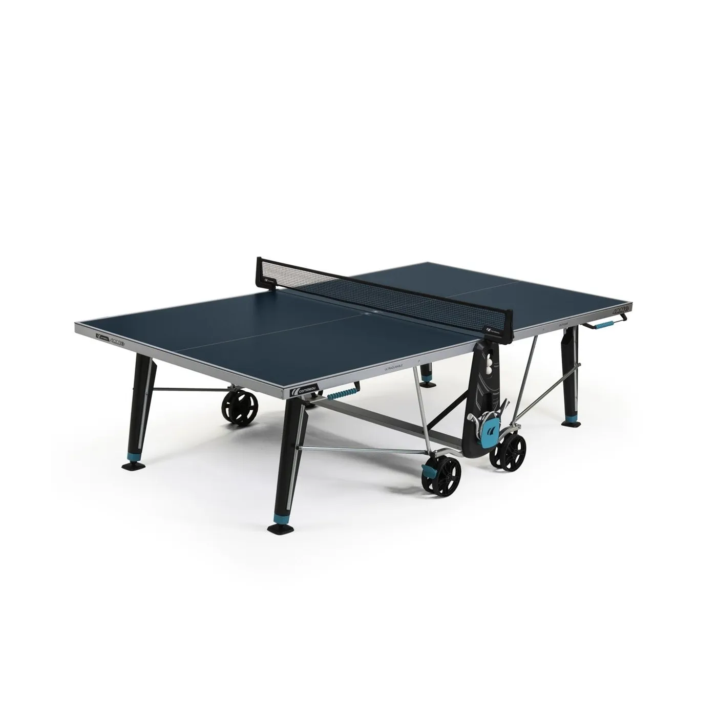Stół Do Tenisa Stołowego CORNILLEAU 400X Blat 5mm Outdoor Blue Składany