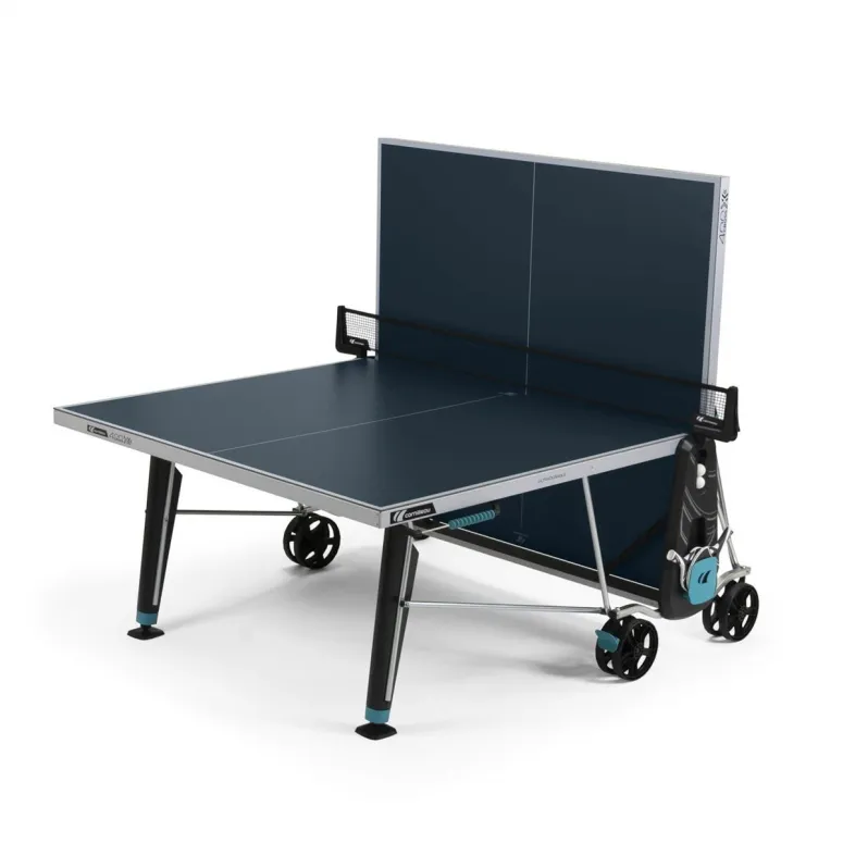 Stół Do Tenisa Stołowego CORNILLEAU 400X Blat 5mm Outdoor Blue Składany