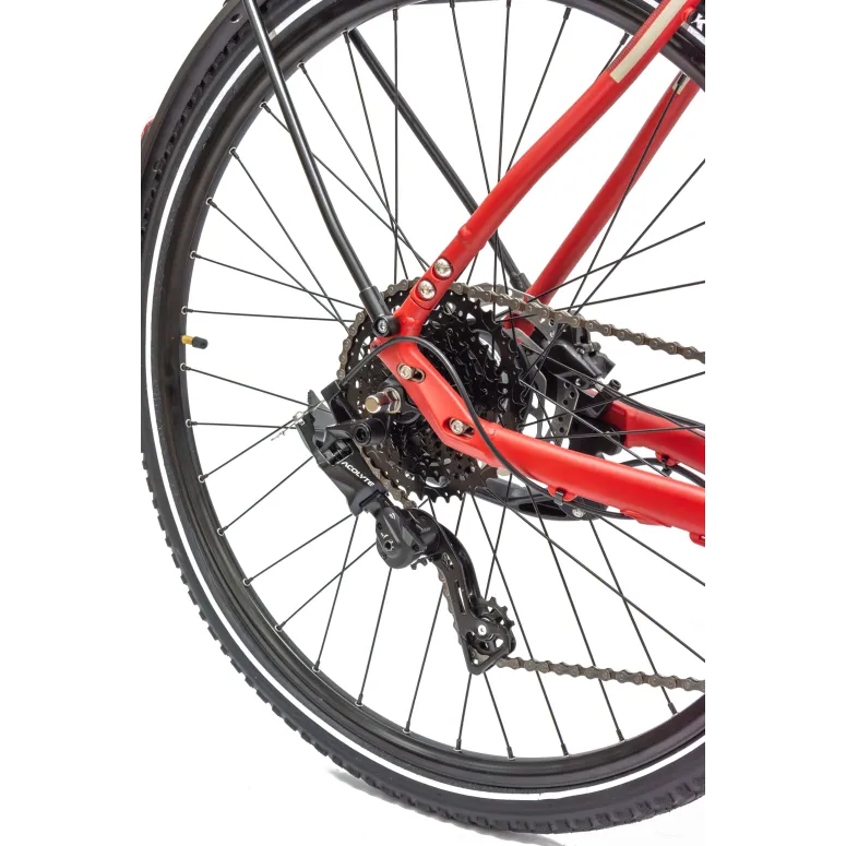 Rower Elektryczny Męski Trekkingowy 28 HEAD 250W Bafang Hydraulika Lekki