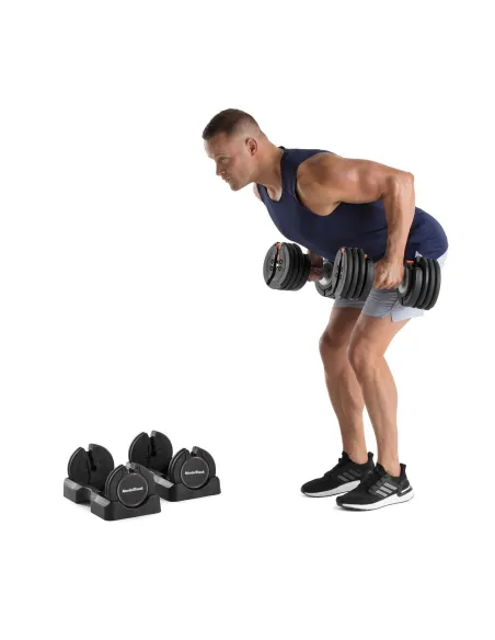 Hantle Regulowane 50kg NordicTrack Select-A-Weight Zestaw Do Ćwiczeń Sport