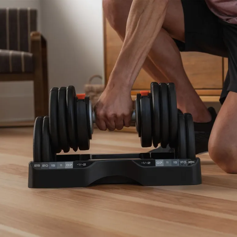 Hantle Regulowane 50kg NordicTrack Select-A-Weight Zestaw Do Ćwiczeń Sport