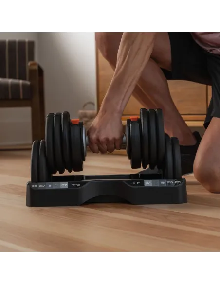 Hantle Regulowane 50kg NordicTrack Select-A-Weight Zestaw Do Ćwiczeń Sport