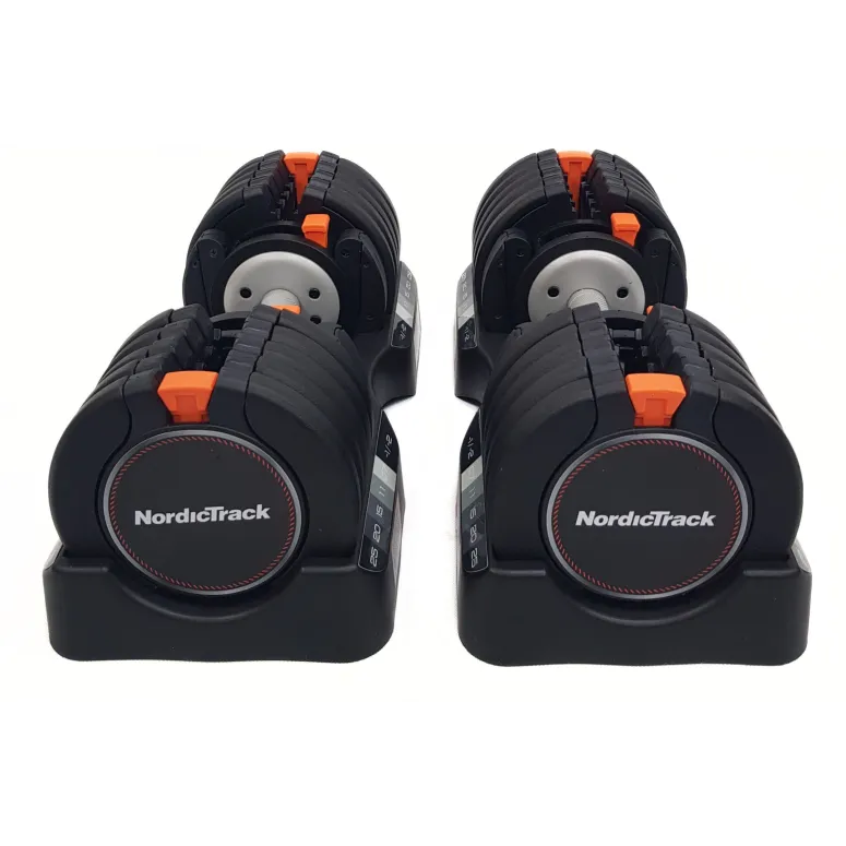 Hantle Regulowane 50kg NordicTrack Select-A-Weight Zestaw Do Ćwiczeń Sport