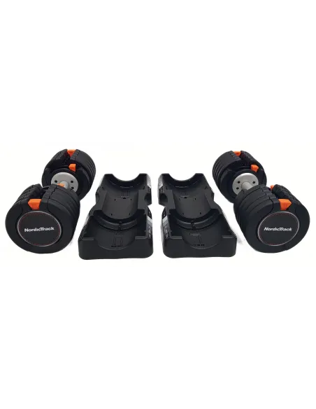 Hantle Regulowane 50kg NordicTrack Select-A-Weight Zestaw Do Ćwiczeń Sport