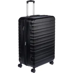 Walizka Podróżna Turystyczna Amazon Basics Kółka Duża Czarna 78 cm 105 L