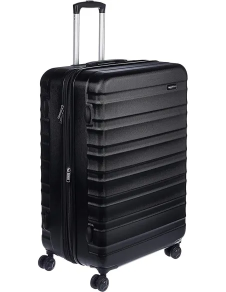 Walizka Podróżna Turystyczna Amazon Basics Kółka Duża Czarna 78 cm 105 L