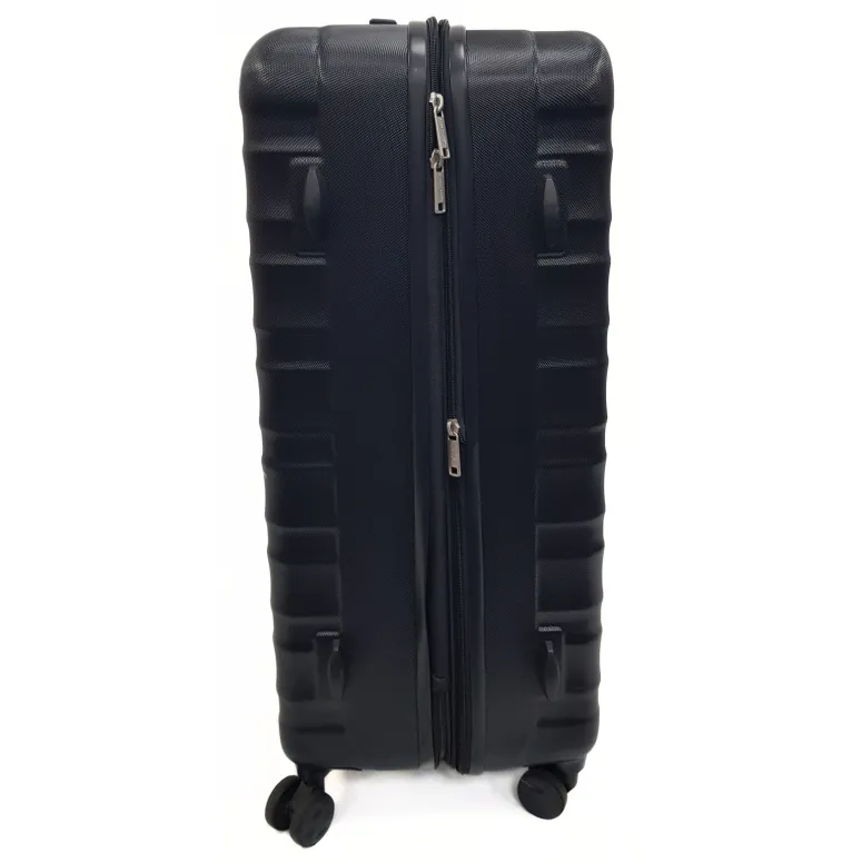 Walizka Podróżna Turystyczna Amazon Basics Kółka Duża Czarna 78 cm 105 L