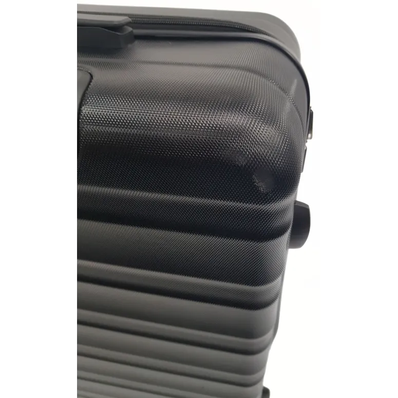 Walizka Podróżna Turystyczna Amazon Basics Kółka Duża Czarna 78 cm 105 L