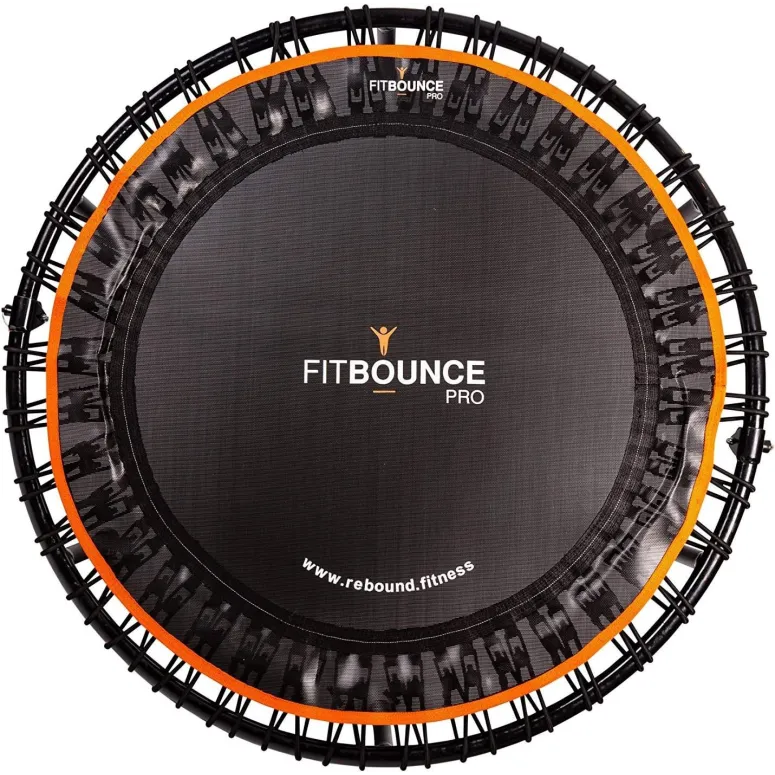 Trampolina Fitness FIT BOUNCE PRO XL Bungee Składana Sprężynowa 78cm 150 kg