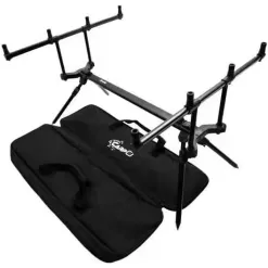 Uchwyt Stojak CarpON Rod Pod Na 4 Wędki Stabilny Podpórka Stanowisko Karpiowe