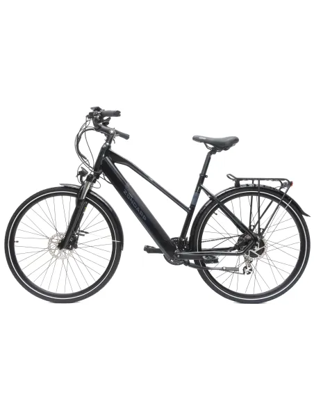 Elektryczny Rower Damski Trekking 28 Alu Światła Wspomaganie Bagaż Dzwonek