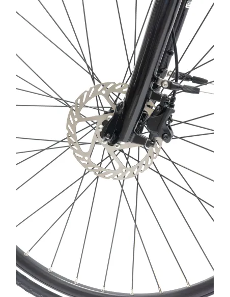 Elektryczny Rower Damski Trekking 28 Alu Światła Wspomaganie Bagaż Dzwonek