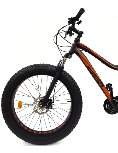 Rower Fatbike Terenowy Shimano Szerokie Opony 26 4,0 Amortyzacja Aluminium