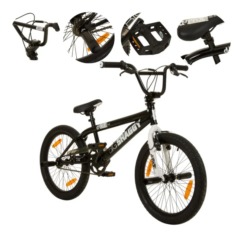 Rower BMX Miejski 20" Stal Rotor 360 V-brake Młodzieżowy Wyczynowy Pegi x4