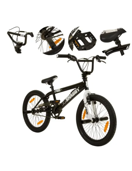 Rower BMX Miejski 20" Stal Rotor 360 V-brake Młodzieżowy Wyczynowy Pegi x4