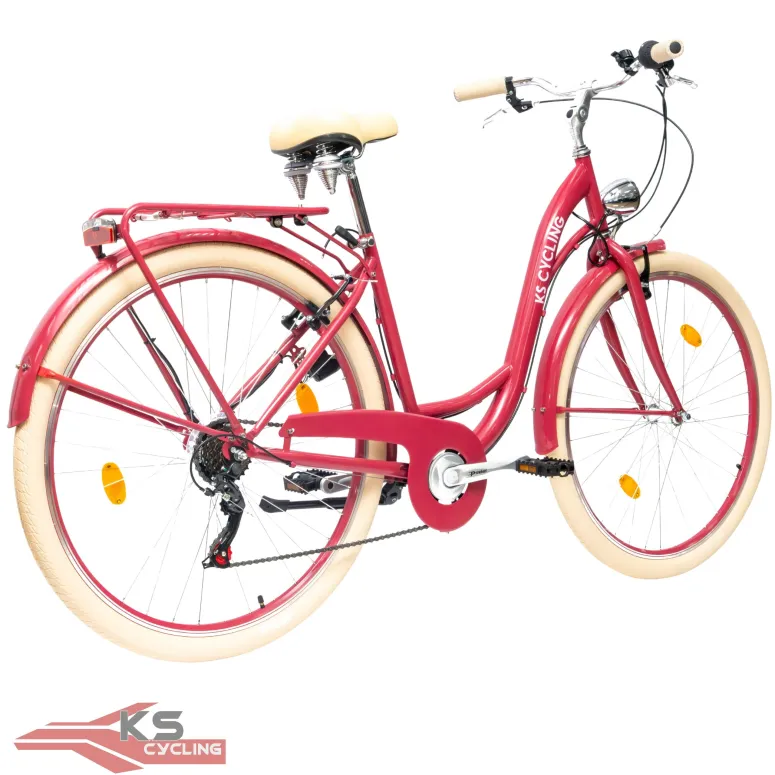 Rower Damski Miejski 28 SHIMANO Bagażnik Oświetlenie Dynamo Stopka Błotniki