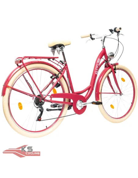 Rower Damski Miejski 28 SHIMANO Bagażnik Oświetlenie Dynamo Stopka Błotniki