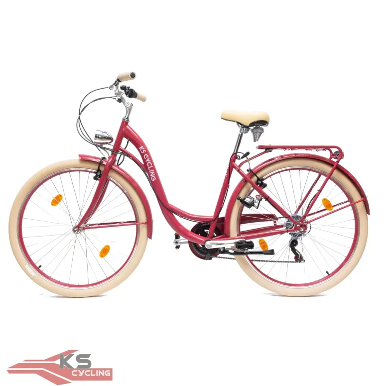 Rower Damski Miejski 28 SHIMANO Bagażnik Oświetlenie Dynamo Stopka Błotniki