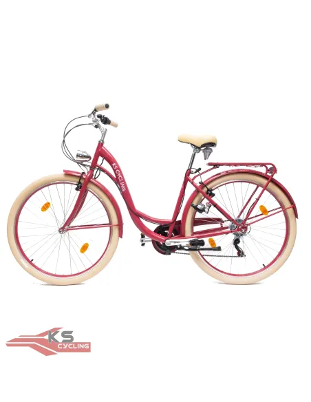 Rower Damski Miejski 28 SHIMANO Bagażnik Oświetlenie Dynamo Stopka Błotniki