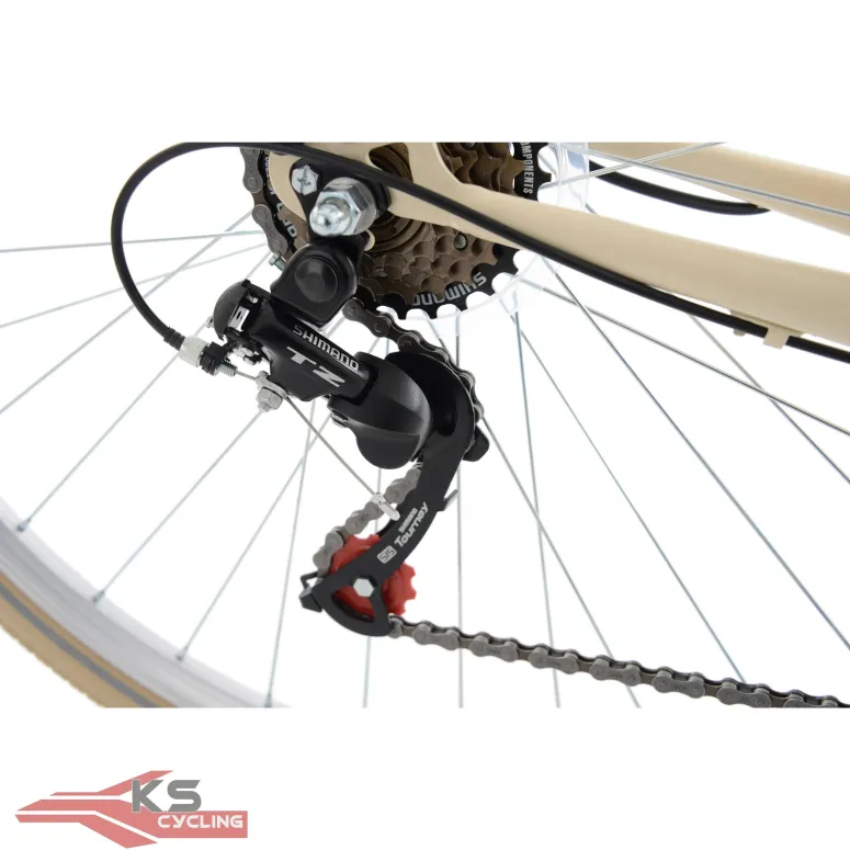 Rower Damski Miejski 28" SHIMANO Błotniki Oświetlenie Dynamo Stopka Dzwonek